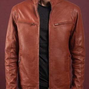 CAFE RACER LEATHER JACKET FOR MEN ARTICLE-16