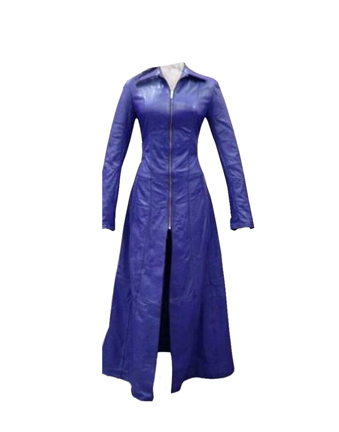 LEATHER LONG COAT FOR WOMENS #1 - Image 5