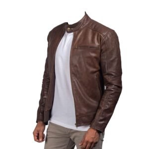 LEATHER MENS JACKET #17