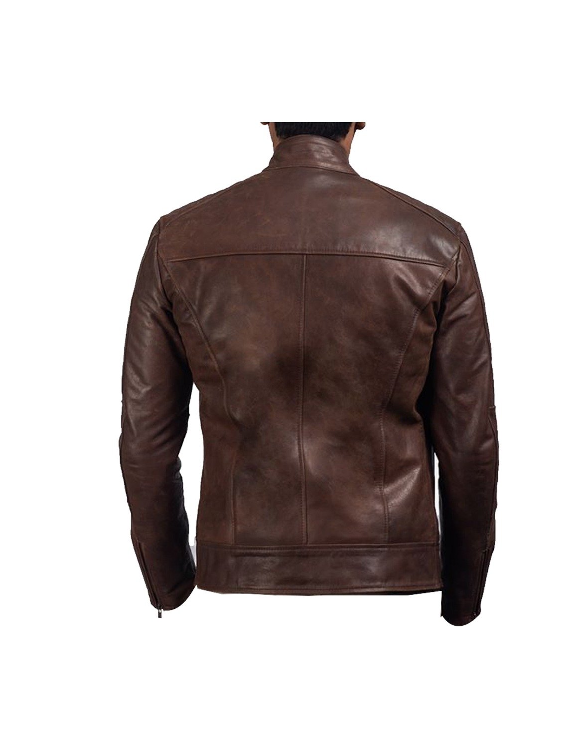 LEATHER MENS JACKET #17 - Image 3