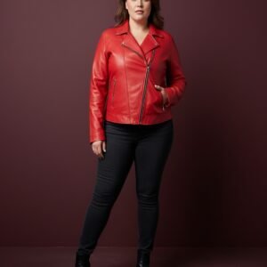 LEATHER WOMEN MOTORBIKE #02