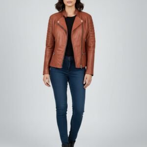 LEATHER WOMEN MOTORBIKE #06