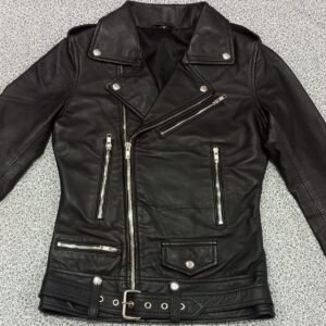 LEATHER MOTORBIKE JACKET FOR MEN #05