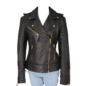 LEATHER WOMEN MOTORBIKE #05