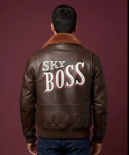 LEATHER BOSS JACKET ARTICAL-22 - Image 2