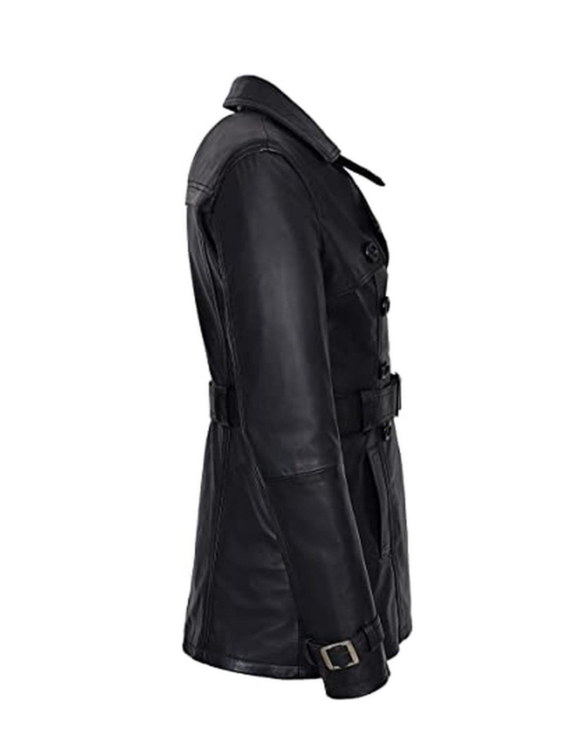 LEATHER WOMENS HALF COAT #9 - Image 2