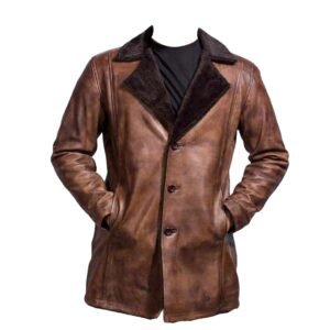 LEATHER MANS COATS