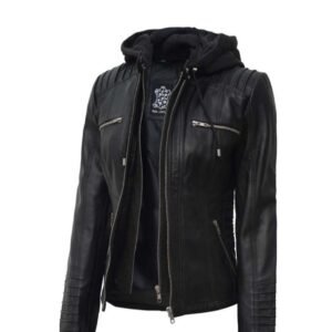 LEATHER HUDDIE JACKET #20