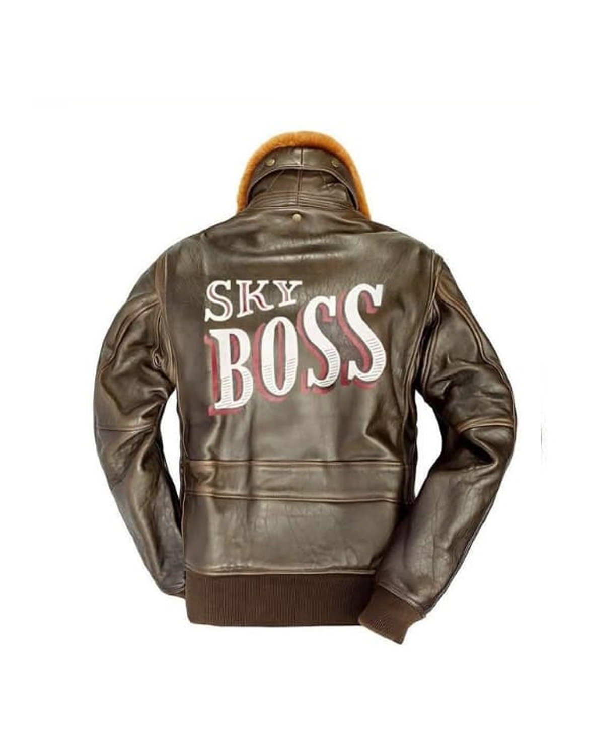 LEATHER BOSS JACKET #22 - Image 4