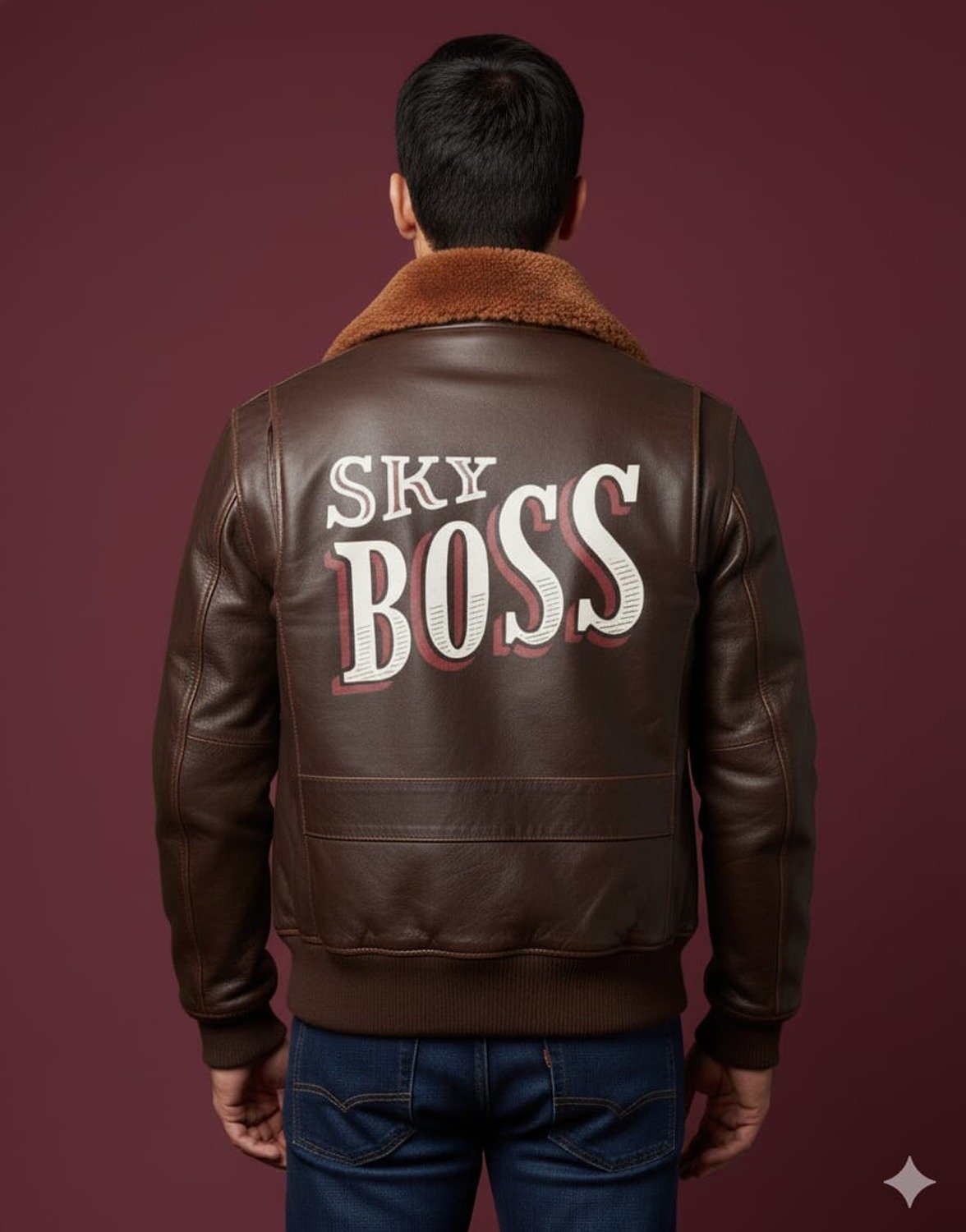 LEATHER BOSS JACKET #22 - Image 2