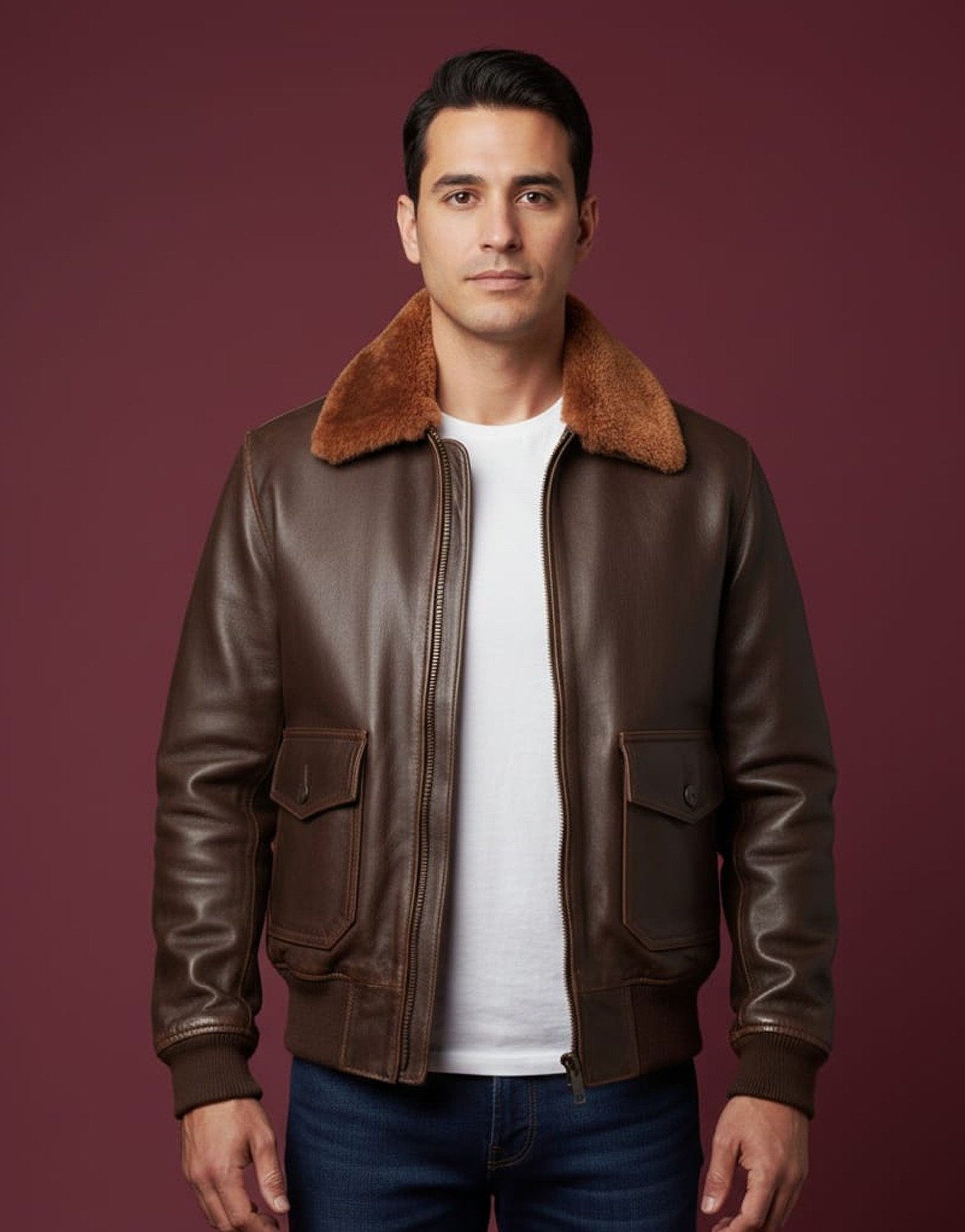 LEATHER BOSS JACKET #22