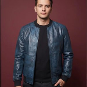 LEATHER BASE BALL JACKET FOR MENS ARTICLE-25
