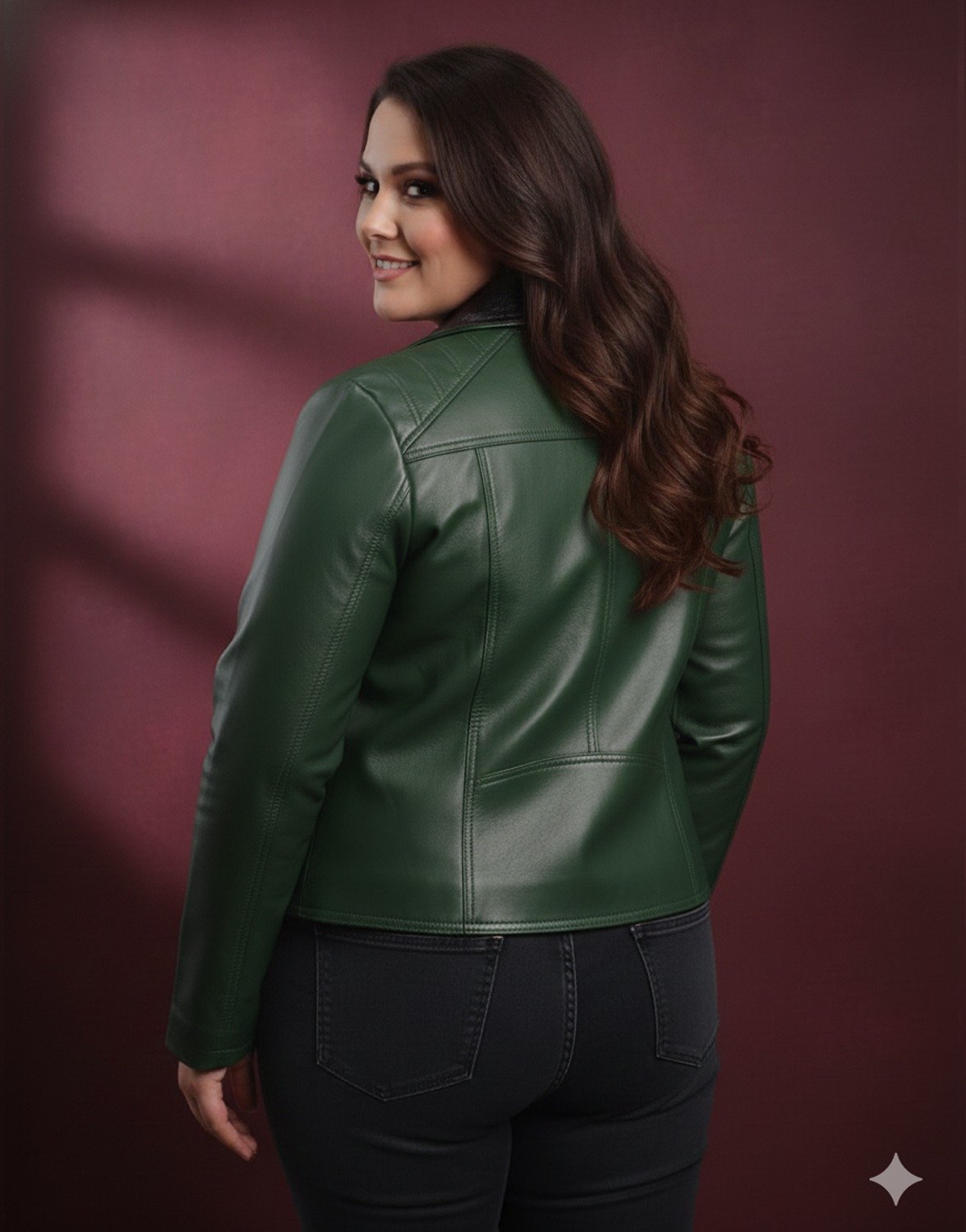 LEATHER JACKET FOR WOMENS #11 - Image 2