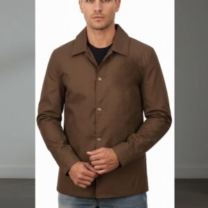 LEATHER MENS SNAPS JACKET #30