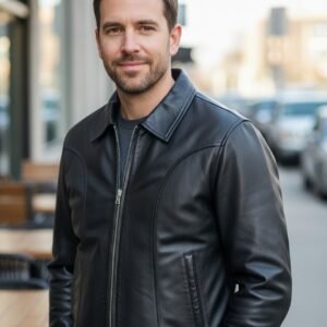 LEATHER MENS JACKET #29