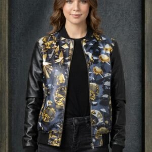 COSMIC PRISM RIBBED HEM LEATHER JACKET ARTICLE-16