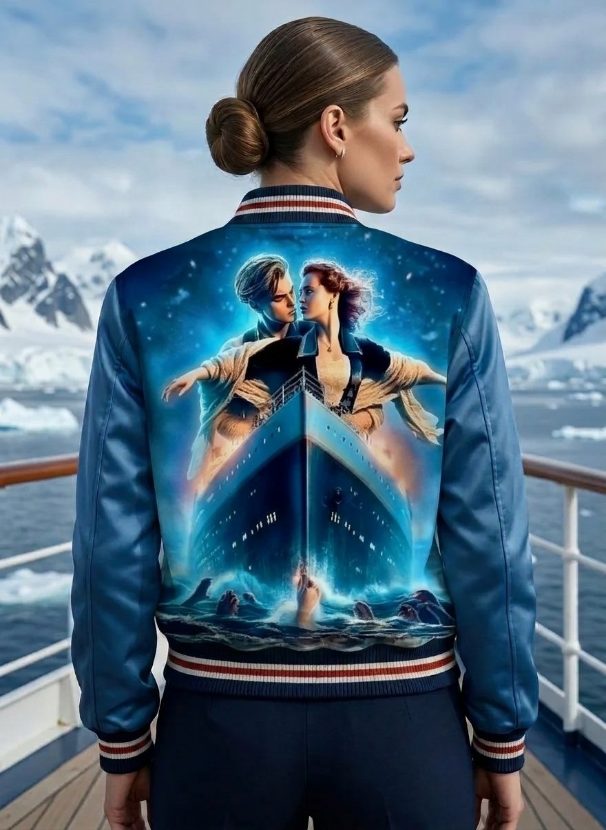 PRINTED LEATHER JACKET ARTICLE-37 (TITANIC EDITION) - Image 2