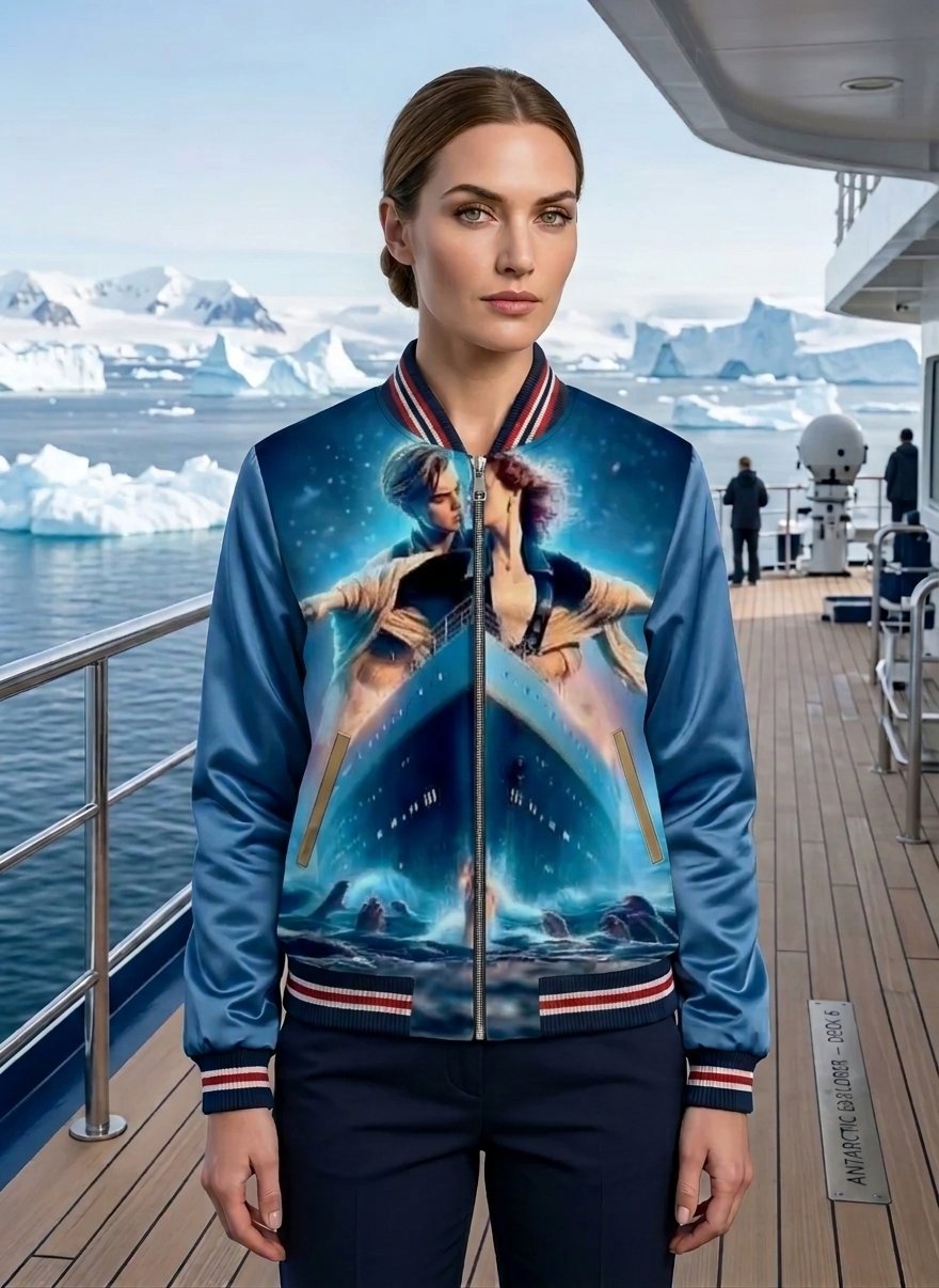 PRINTED LEATHER JACKET ARTICLE-37 (TITANIC EDITION)