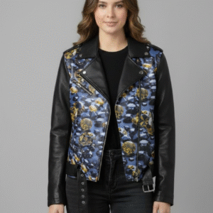 PRINTED LEATHER JACKET-19