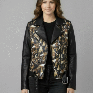 PRINTED LEATHER JACKET-20