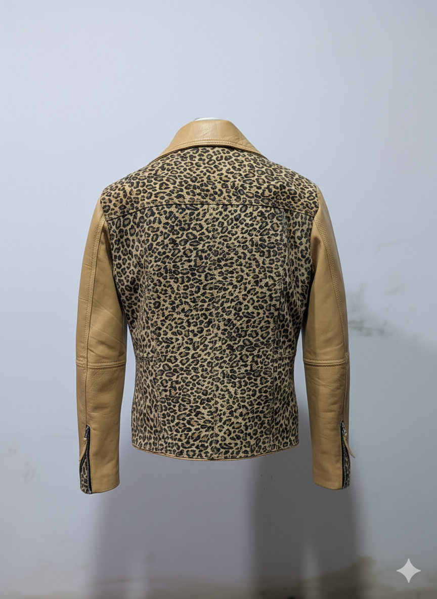 PRINTED LEATHER JACKET-22 - Image 7