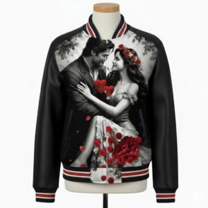PRINTED LEATHER JACKET-33