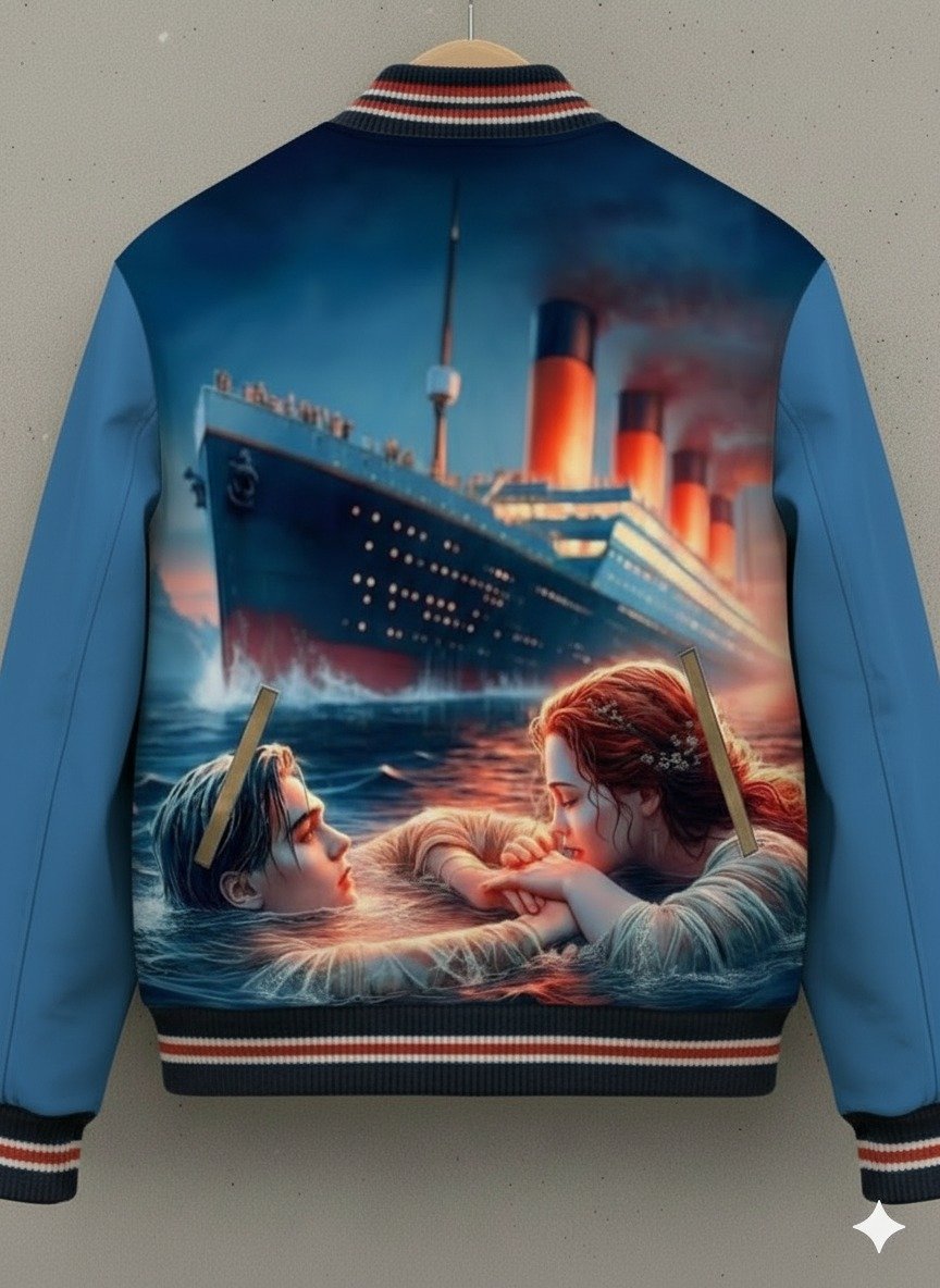 PRINTED LEATHER JACKET-35 - Image 2