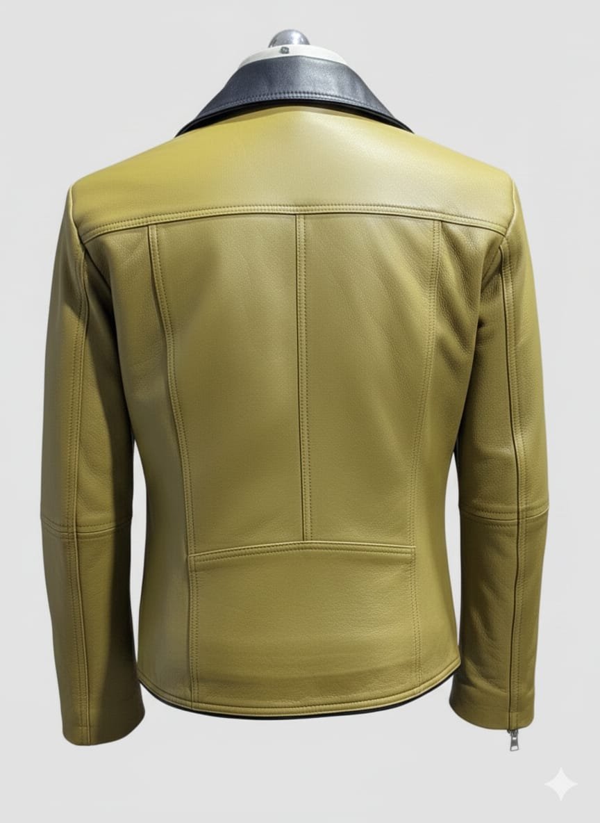LEATHER M.B JACKET-23 - Image 3