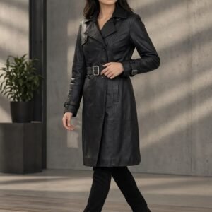 WOMAN LEATHER COATS