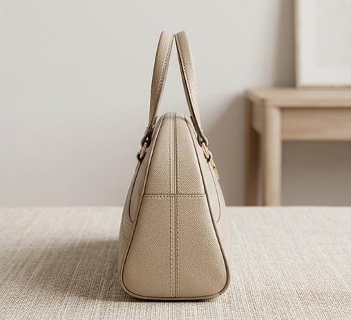 FULTON SAFFIANO DOME SATCHEL HANDBAG ARTICLE-6 - Image 2